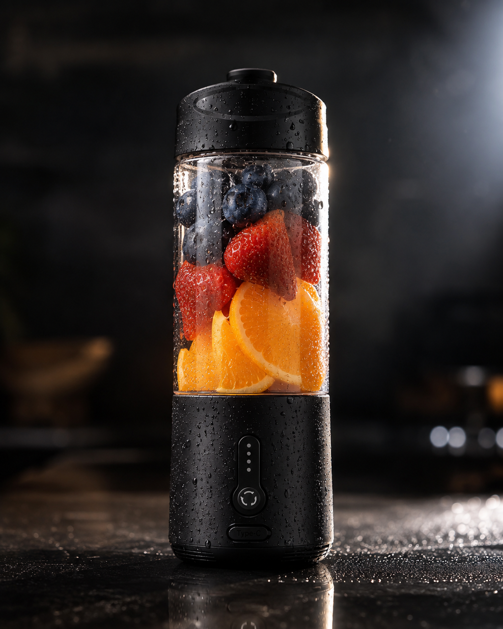 Batidora portátil recargable 500 ml — TURBOGYMZ